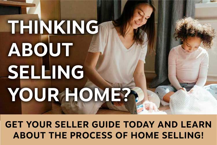 Selling a house guide ad with a family cleaning