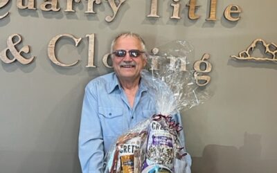 Congratulations John for the SUCCESSFUL closing on your home today!